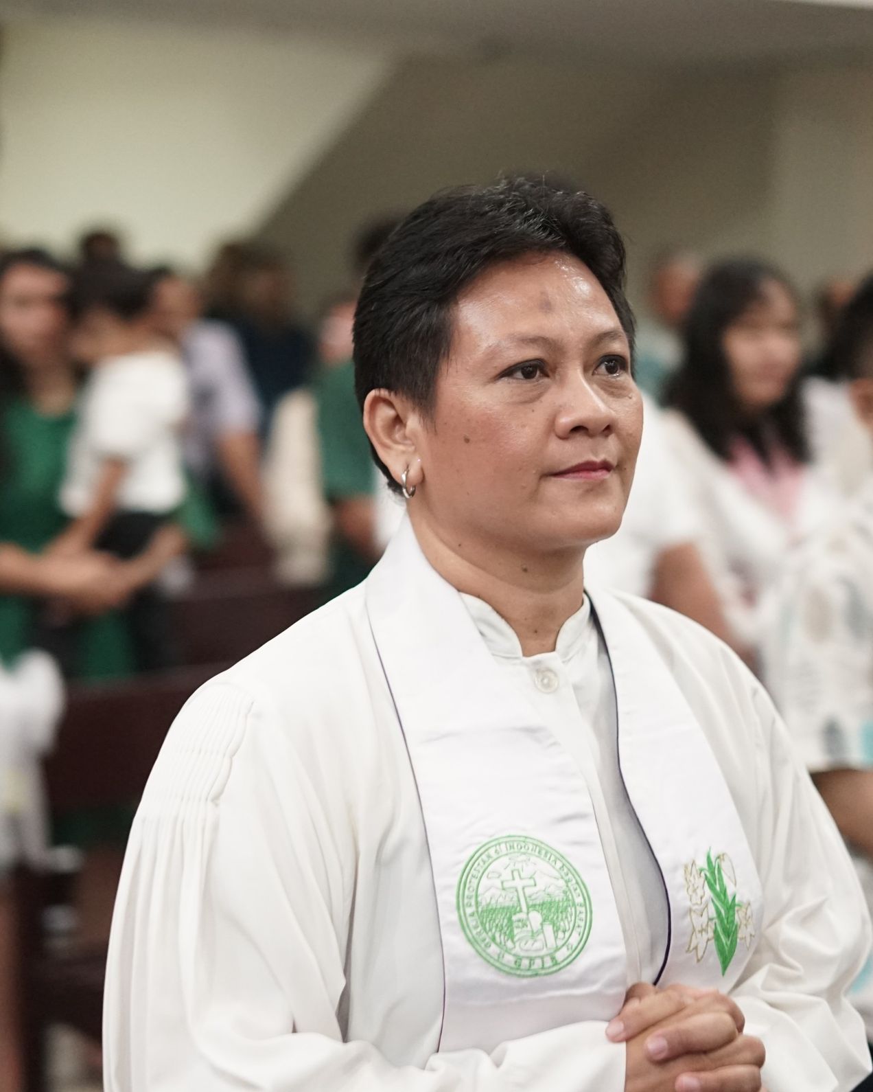 Suasana Ibadah di GPIB Filadelfia Medan